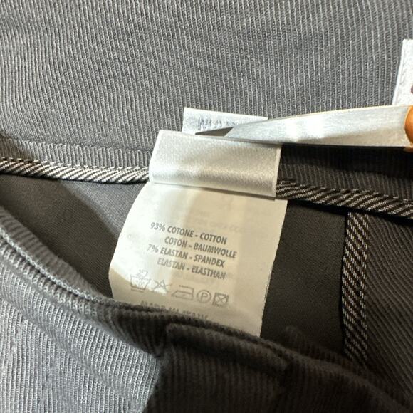 GUNEX by BRUNELLO CUCINELLI Women’s Chinos Size 4 Gray Dark Wash Pleated Pants - Picture 11 of 12